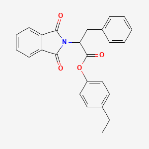 4-ethylphenyl 2-(1,3-dioxo-1,3-dihydro-2H-isoindol-2-yl)-3-phenylpropanoate