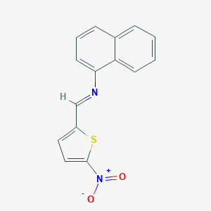 1-Naphthyl-[(5-nitro-2-thienyl)methylene]amine