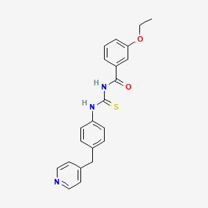 3-ethoxy-N-({[4-(4-pyridinylmethyl)phenyl]amino}carbonothioyl)benzamide