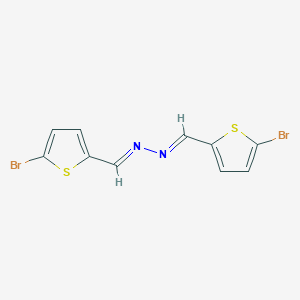 (1E,2E)-bis[(5-bromothiophen-2-yl)methylidene]hydrazine