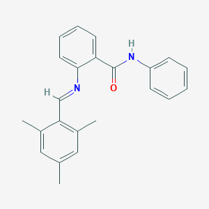 2-[(mesitylmethylene)amino]-N-phenylbenzamide