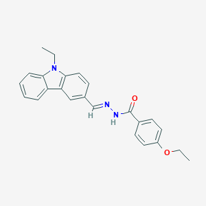 4-ethoxy-N'-[(9-ethyl-9H-carbazol-3-yl)methylene]benzohydrazide