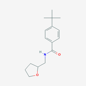 molecular formula C16H23NO2 B406140 4-tert-butyl-N-(tetrahydro-2-furanylmethyl)benzamide 