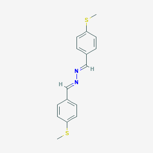 (1E,2E)-bis[4-(methylsulfanyl)benzylidene]hydrazine