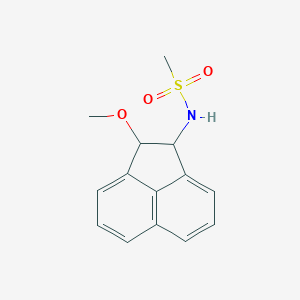 N-(2-methoxy-1,2-dihydro-1-acenaphthylenyl)methanesulfonamide