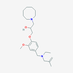 1-(1-azocanyl)-3-(4-{[ethyl(2-methyl-2-propen-1-yl)amino]methyl}-2-methoxyphenoxy)-2-propanol