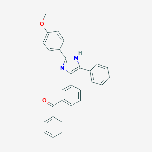 (3-{2-[4-(methyloxy)phenyl]-5-phenyl-1H-imidazol-4-yl}phenyl)(phenyl)methanone