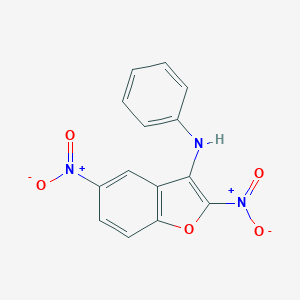 2,5-dinitro-N-phenyl-1-benzofuran-3-amine
