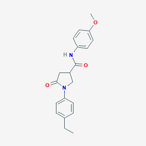 1-(4-ethylphenyl)-N-(4-methoxyphenyl)-5-oxopyrrolidine-3-carboxamide