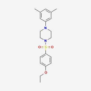 molecular formula C20H26N2O3S B4061904 1-(3,5-二甲苯基)-4-[(4-乙氧苯基)磺酰]哌嗪 