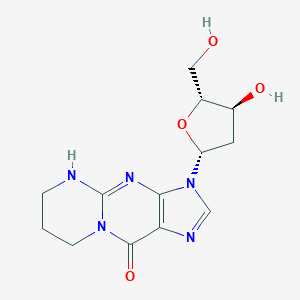 molecular formula C13H17N5O4 B040622 1,N(2)-Propanodeoxyguanosine CAS No. 120667-07-4