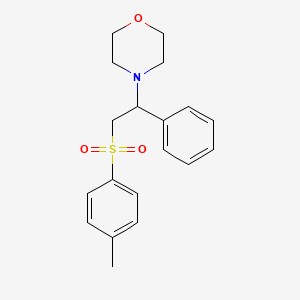 4-{2-[(4-methylphenyl)sulfonyl]-1-phenylethyl}morpholine