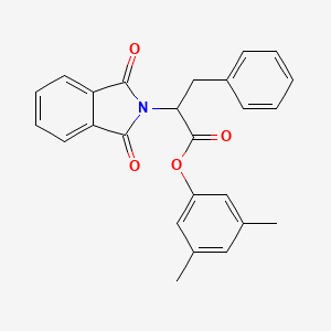 molecular formula C25H21NO4 B4062271 3,5-二甲苯基 2-(1,3-二氧代-1,3-二氢-2H-异吲哚-2-基)-3-苯基丙酸酯 