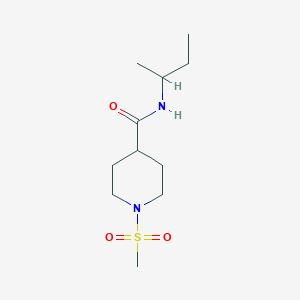 N-(sec-butyl)-1-(methylsulfonyl)-4-piperidinecarboxamide