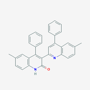 6-methyl-3-(6-methyl-4-phenylquinolin-2-yl)-4-phenyl-1H-quinolin-2-one