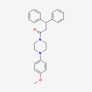 1-(3,3-diphenylpropanoyl)-4-(4-methoxyphenyl)piperazine