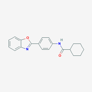 N-[4-(1,3-benzoxazol-2-yl)phenyl]cyclohexanecarboxamide