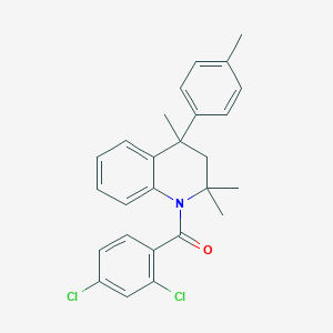 1-(2,4-Dichlorobenzoyl)-2,2,4-trimethyl-4-(4-methylphenyl)-1,2,3,4-tetrahydroquinoline