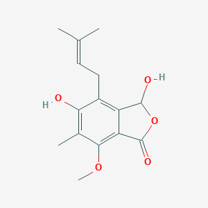 molecular formula C15H18O5 B040630 Asperdurin CAS No. 118446-32-5