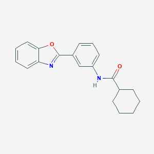 N-[3-(1,3-benzoxazol-2-yl)phenyl]cyclohexanecarboxamide