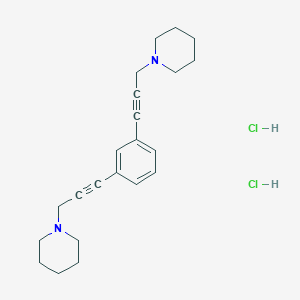 1,1'-(1,3-phenylenedi-1-propyne-1,3-diyl)dipiperidine dihydrochloride