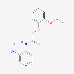 molecular formula C16H16N2O5 B4063267 2-(2-ethoxyphenoxy)-N-(2-nitrophenyl)acetamide 