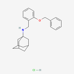 N-[2-(benzyloxy)benzyl]-1-adamantanamine hydrochloride