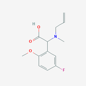 [allyl(methyl)amino](5-fluoro-2-methoxyphenyl)acetic acid