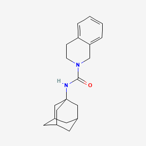 molecular formula C20H26N2O B4063489 N-1-金刚烷基-3,4-二氢-2(1H)-异喹啉甲酰胺 