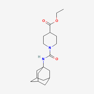 molecular formula C19H30N2O3 B4063657 ethyl 1-[(1-adamantylamino)carbonyl]-4-piperidinecarboxylate 