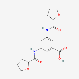 3,5-bis[(tetrahydro-2-furanylcarbonyl)amino]benzoic acid