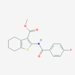 Methyl 2-[(4-fluorobenzoyl)amino]-4,5,6,7-tetrahydro-1-benzothiophene-3-carboxylate