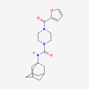 N-1-adamantyl-4-(2-furoyl)-1-piperazinecarboxamide