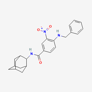 molecular formula C24H27N3O3 B4063865 N-2-adamantyl-4-(benzylamino)-3-nitrobenzamide 