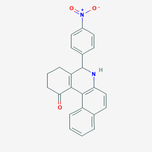 5-{4-nitrophenyl}-3,4,5,6-tetrahydrobenzo[a]phenanthridin-1(2H)-one