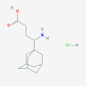 molecular formula C14H24ClNO2 B4063876 4-(1-金刚烷基)-4-氨基丁酸盐酸盐 