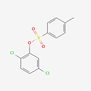 molecular formula C13H10Cl2O3S B4063899 2,5-二氯苯基 4-甲基苯磺酸酯 