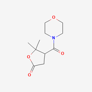 5,5-dimethyl-4-(4-morpholinylcarbonyl)dihydro-2(3H)-furanone