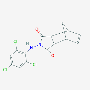 2-[(2,4,6-trichlorophenyl)amino]-3a,4,7,7a-tetrahydro-1H-4,7-methanoisoindole-1,3(2H)-dione