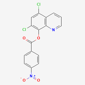 5,7-dichloro-8-quinolinyl 4-nitrobenzoate