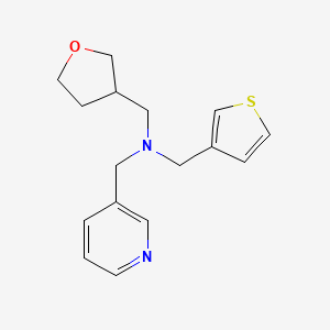 (pyridin-3-ylmethyl)(tetrahydrofuran-3-ylmethyl)(3-thienylmethyl)amine