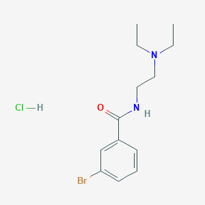 3-bromo-N-[2-(diethylamino)ethyl]benzamide hydrochloride