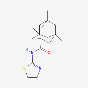 N-(4,5-dihydro-1,3-thiazol-2-yl)-3,5,7-trimethyl-1-adamantanecarboxamide