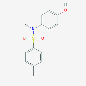 molecular formula C14H15NO3S B040645 N-(4-hydroxyphenyl)-N,4-dimethylbenzenesulfonamide CAS No. 124772-05-0