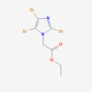 ethyl 2-(2,4,5-tribromo-1H-imidazol-1-yl)acetate