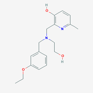 2-{[(3-ethoxybenzyl)(2-hydroxyethyl)amino]methyl}-6-methylpyridin-3-ol