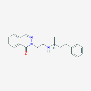molecular formula C20H23N3O B4064674 2-{2-[(1-甲基-3-苯基丙基)氨基]乙基}酞嗪-1(2H)-酮 