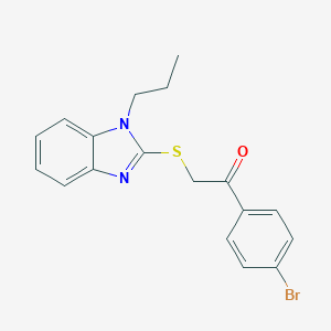 1-(4-bromophenyl)-2-[(1-propyl-1H-benzimidazol-2-yl)sulfanyl]ethanone