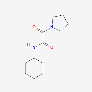 molecular formula C12H20N2O2 B4064785 N-环己基-2-氧代-2-(1-吡咯烷基)乙酰胺 