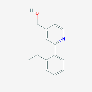 molecular formula C14H15NO B4065038 [2-(2-ethylphenyl)pyridin-4-yl]methanol 